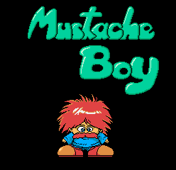 Mustache Boy Title Screen